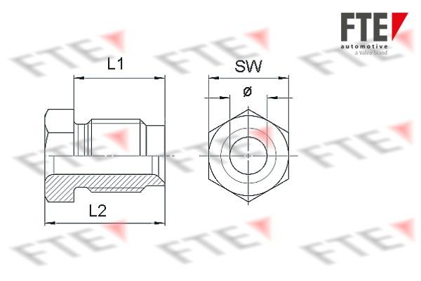 FTE Union Bolt Article number: A0568 cheaply