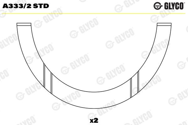 GLYCO A333/2 STD Thrust Washer, crankshaft SWIFT 1.6 4WD 95 PS Petrol 2001