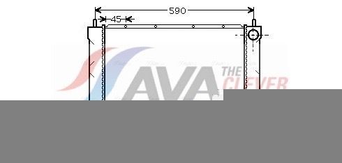 AVA COOLING SYSTEMS El-motor, kabineblæser Varenummer: AL8136 billige