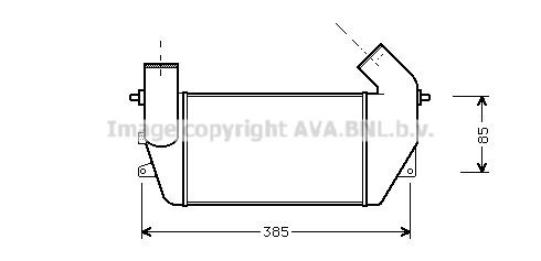 PRASCO Intercooler Article number: AU4128 cheaply