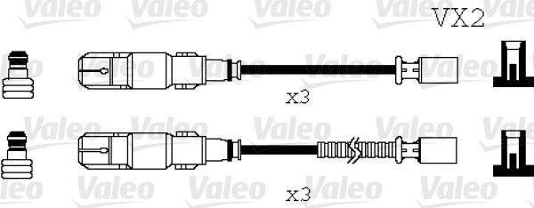 VALEO Ignition Cable Kit Article number: 346071 cheaply