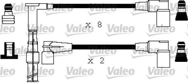 VALEO Tændkabelsæt Varenummer: 346375 billige