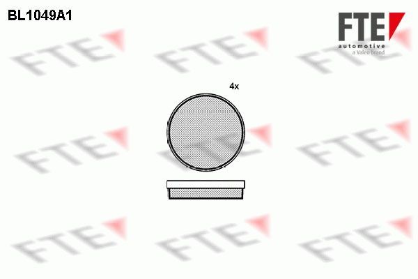 FTE Brake Pad Set, disc parking brake Article number: BL1049A1 cheaply