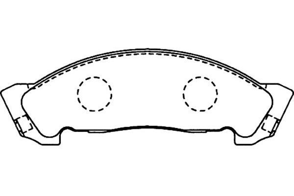 KAVO PARTS Brake pad set Article number: BP-3508 cheaply