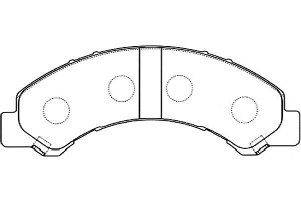 KAVO PARTS Brake pad set Article number: BP-3513 cheaply