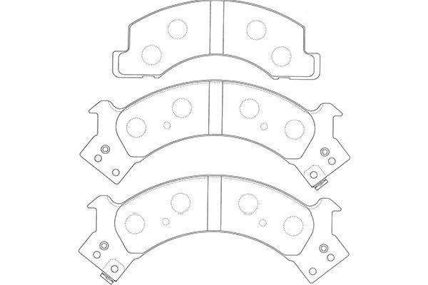 KAVO PARTS Brake pad set Article number: BP-3518 cheaply