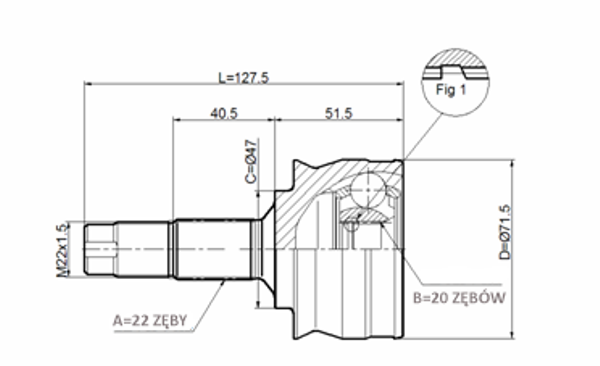 STATIM Joint kit, drive shaft Article number: C.325 cheaply