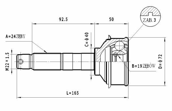 STATIM Joint kit, drive shaft Article number: C.401 cheaply