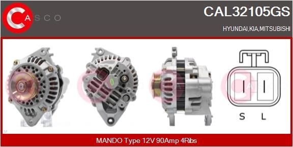 CASCO Alternator Article number: CAL15118GS cheaply