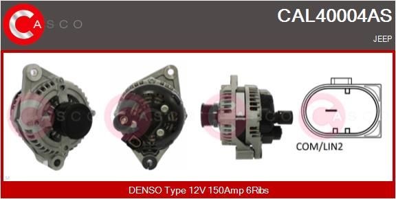 CASCO Alternator Article number: CAL20142AS cheaply