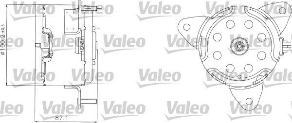 VALEO Elektrimootor, radiaatoriventilaator Artikli number: 698303 soodsalt
