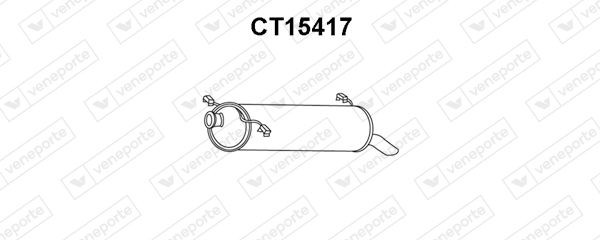 VENEPORTE Rear silencer Article number: CT15399 cheaply