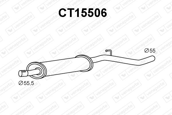 VENEPORTE Front Silencer Article number: CT15506 cheaply