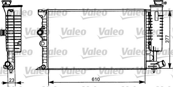 VALEO Engine radiator Article number: 731298 cheaply