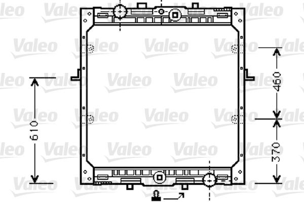 VALEO Engine radiator Article number: 731929 cheaply