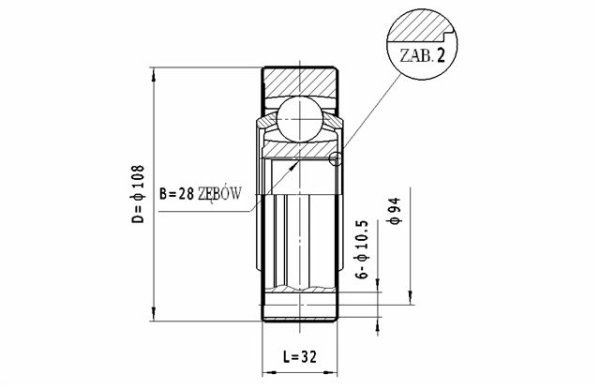 STATIM Joint kit, drive shaft Article number: CW.043 cheaply