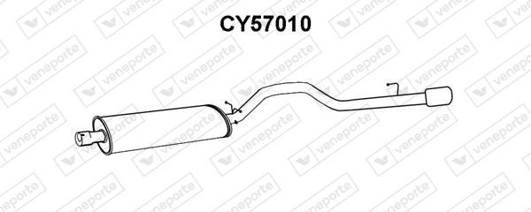 VENEPORTE Rear silencer Article number: CY57010 cheaply