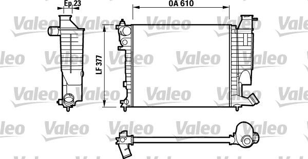 VALEO Ψυγείο, ψύξη κινητήρα αριθμός Άρθρου: 732535 φθηνότερα