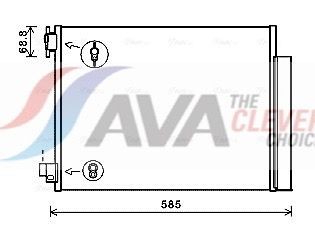 AVA COOLING SYSTEMS Kondensaator, kliimaseade Artikli number: DAA5011D soodsalt