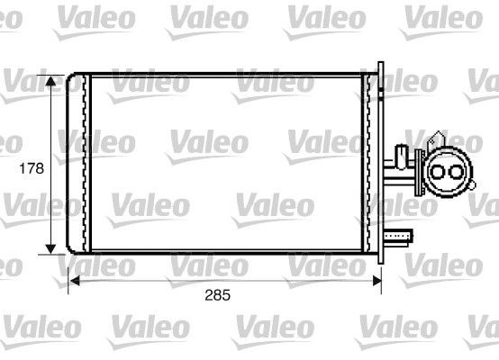 VALEO Heater matrix Article number: 812337 cheaply