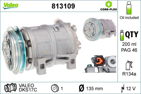 VALEO Kliimakompressor Artikli number: 813109 soodsalt