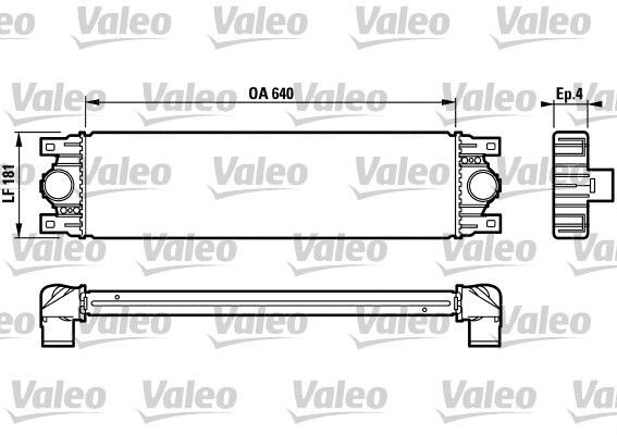 VALEO Intercooler Article number: 817115 cheaply