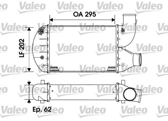 VALEO Intercooler Article number: 817883 cheaply