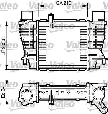 VALEO Intercooler Article number: 817999 cheaply
