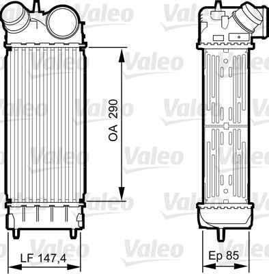 VALEO Intercooler Article number: 818241 cheaply
