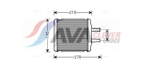 AVA COOLING SYSTEMS Šilumokaitis, salono šildymas prekės numeris: DWA6088 nebrangu