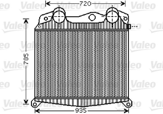 VALEO Intercooler Varenummer: 818741 billige
