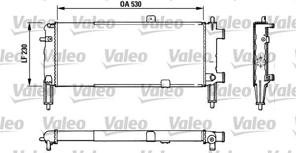 VALEO Køler, motorkøling Varenummer: 883767 billige