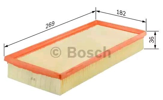 BOSCH Air filter Article number: F 026 400 415 cheaply
