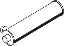 DINEX Middle- / End Silencer Article number: 50334 cheaply