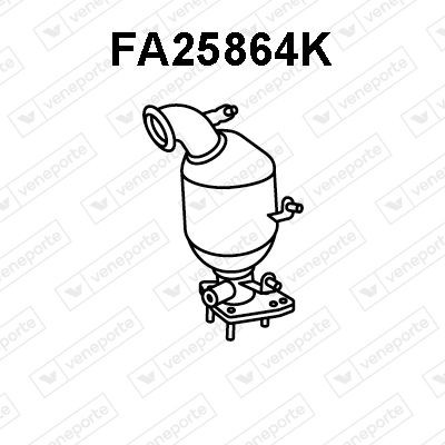 VENEPORTE Catalytic converter Article number: FA25864K cheaply