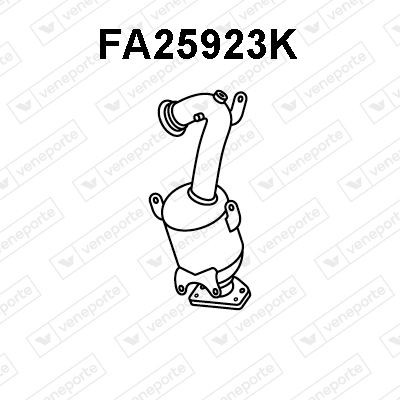 VENEPORTE Catalytic converter Article number: FA25923K cheaply
