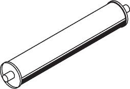 DINEX Middle- / End Silencer Article number: 50385 cheaply