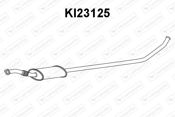 VENEPORTE Middle silencer Article number: FD30813 cheaply