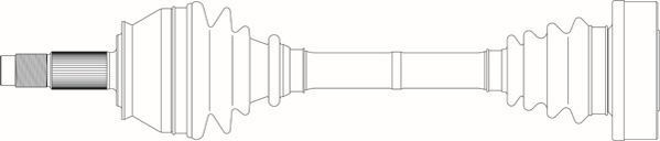 GENERAL RICAMBI Drive shaft Article number: FI3098 cheaply