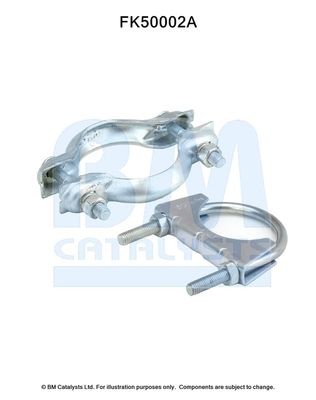 BM CATALYSTS Mounting Kit, exhaust pipe Article number: FK50002 cheaply