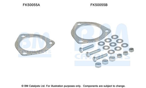 BM CATALYSTS Mounting Kit, exhaust pipe Article number: FK50055 cheaply