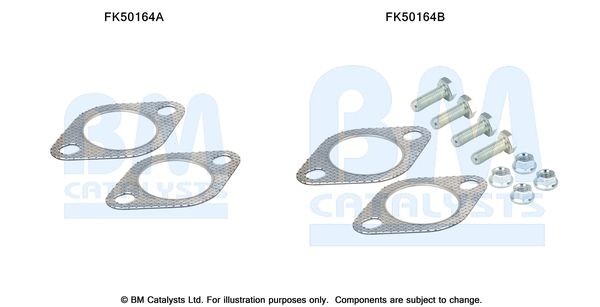 BM CATALYSTS Montagesæt, udstødningsrør Varenummer: FK50164 billige