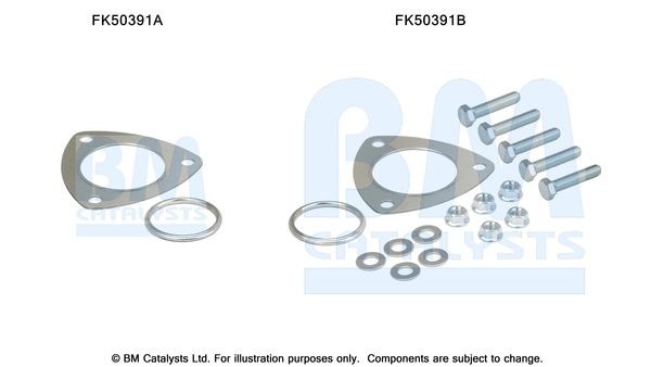 BM CATALYSTS Mounting Kit, exhaust pipe Article number: FK50391 cheaply