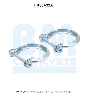 BM CATALYSTS Mounting Kit, exhaust pipe Article number: FK50433 cheaply