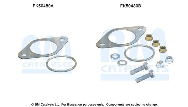 BM CATALYSTS Mounting Kit, exhaust pipe Article number: FK50480 cheaply