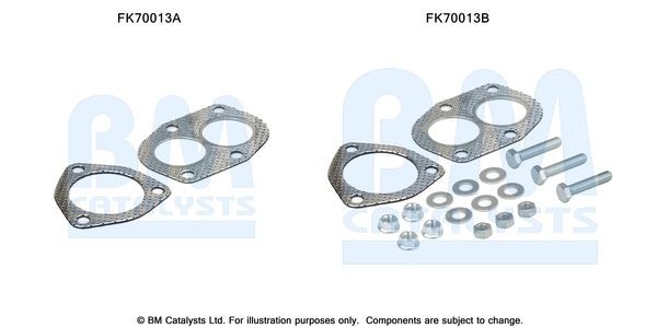 BM CATALYSTS Mounting Kit, exhaust pipe Article number: FK70013 cheaply