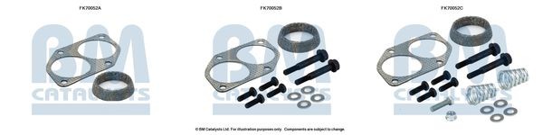 BM CATALYSTS Mounting Kit, exhaust pipe Article number: FK70052 cheaply