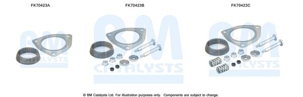 BM CATALYSTS Mounting Kit, exhaust pipe Article number: FK70423 cheaply