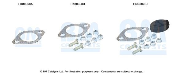 BM CATALYSTS Mounting Kit, catalytic converter Article number: FK80368 cheaply