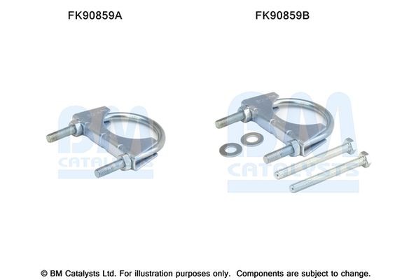 BM CATALYSTS Mounting Kit, catalytic converter Article number: FK90859 cheaply
